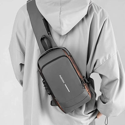 Crossbody Sling Bag With USB Charging port (Unisex)