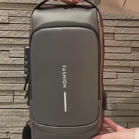 Crossbody Sling Bag With USB Charging port (Unisex)